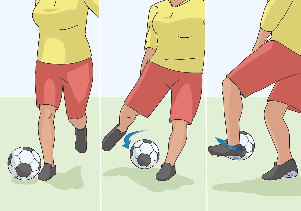 kỹ thuật giữ bóng là không thể thiếu trong bóng đá